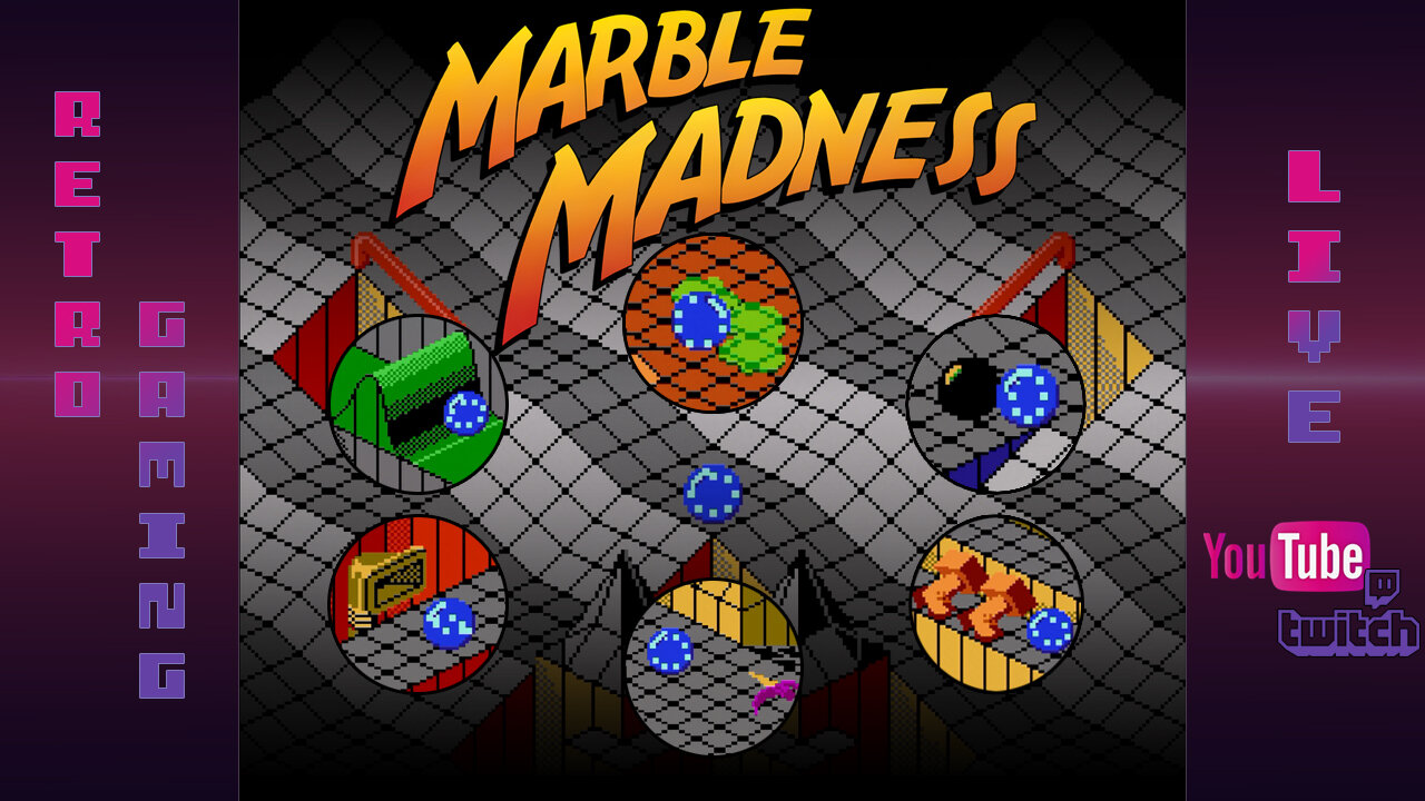 Marble Madness First Play | OG Hardware / OSSC
