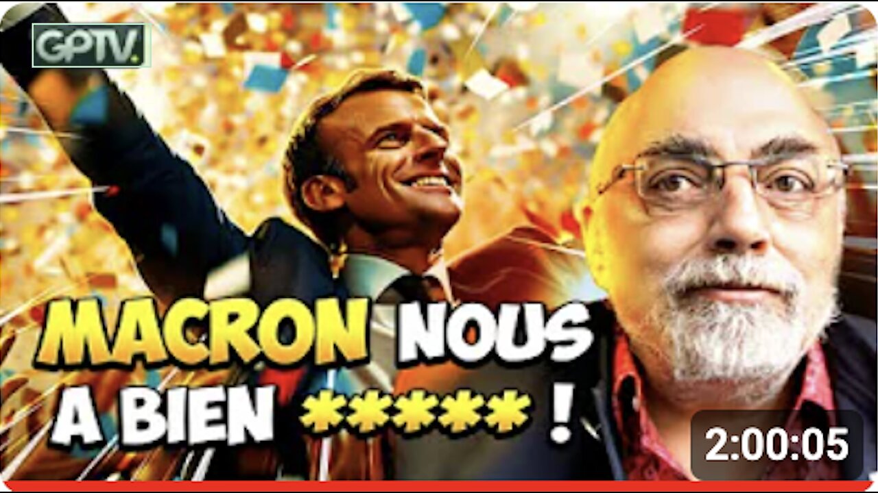 Pierre JOVANOVIC critique le résultat des élections législatives et la victoire de MACRON