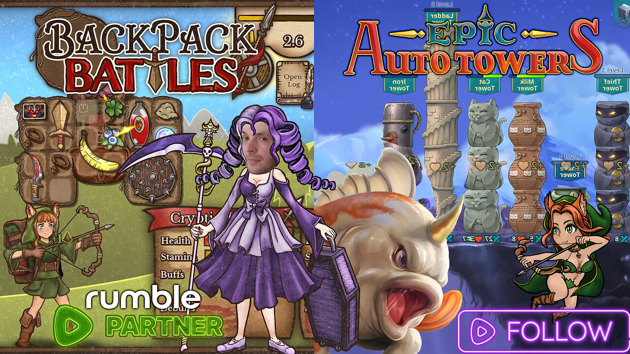 Chillaxing With Fun Auto Battler Indie Games Backpack Battles & Epic Auto Towers