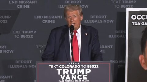 LIVE ~ President Trump Speaks At A Rally In Aurora, Colorado ~ October 11 2024