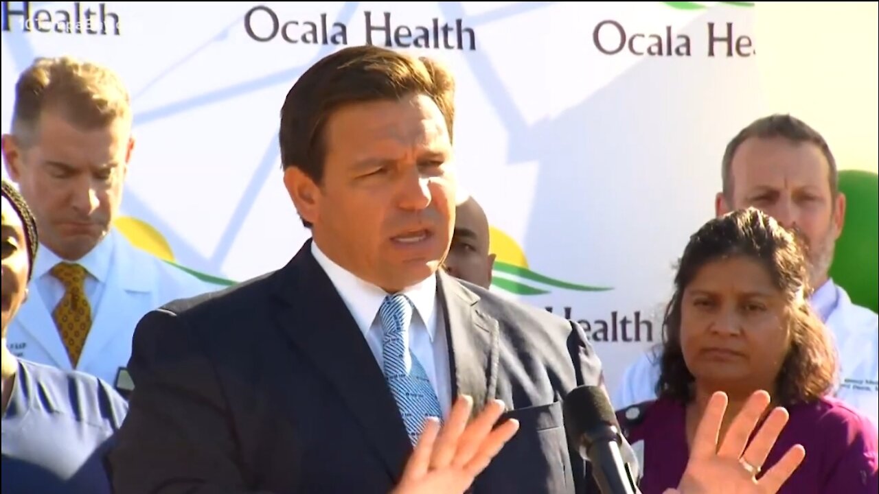 Florida Gov DeSantis Announces New Monoclonal Antibody Pre-Treatment For COVID