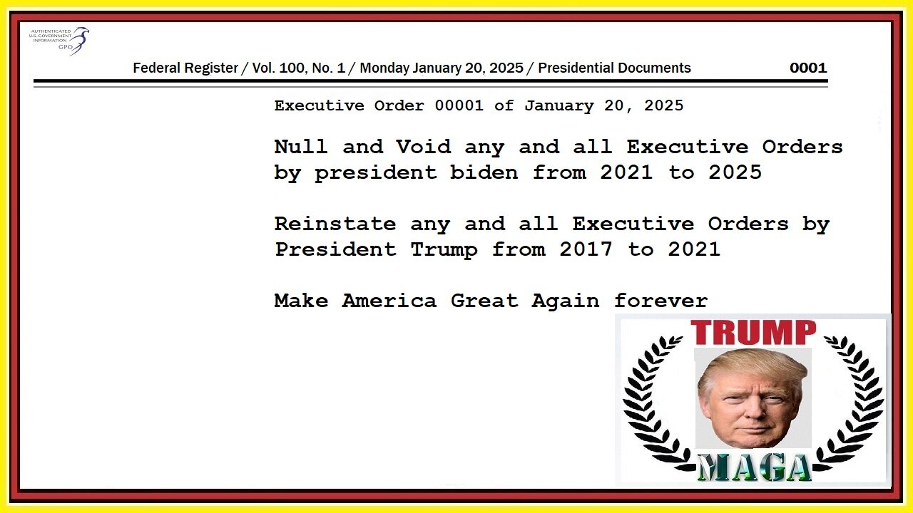 Executive Orders 2025