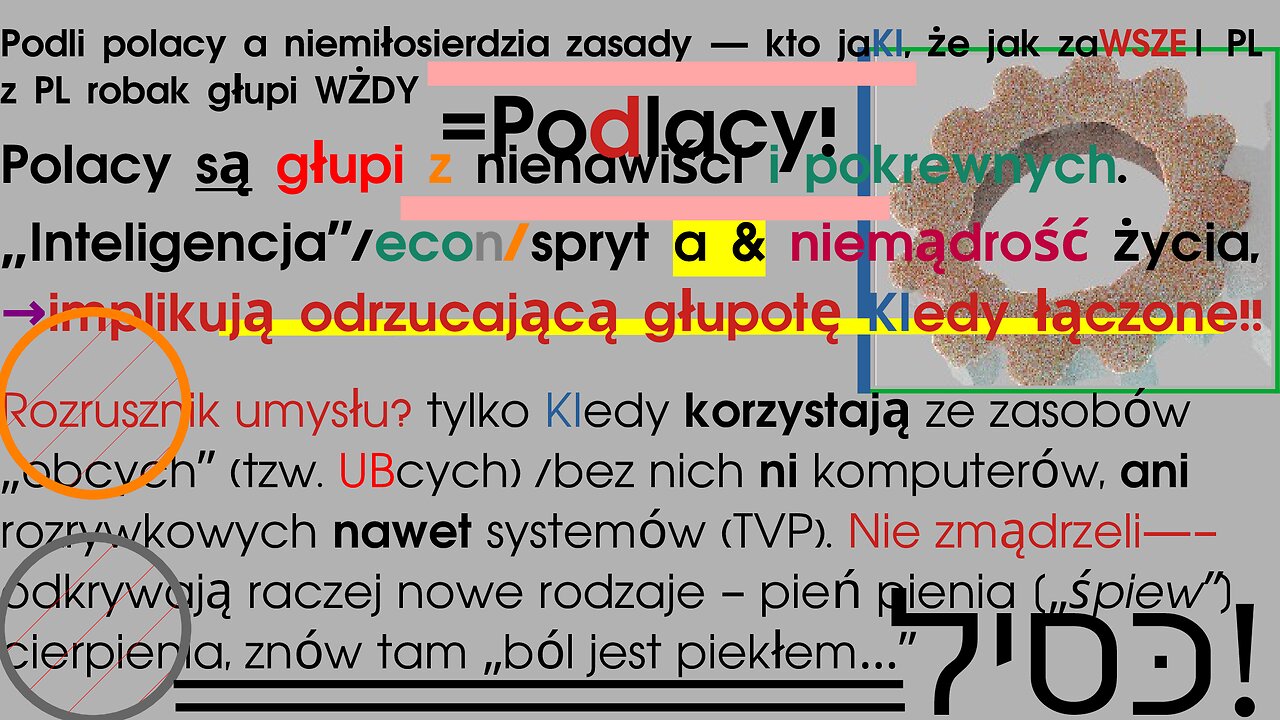 Podli polacy a niemiłosierdzia zasady — kto jaKI, że jak zaWSZE| PL z PL robak głupi WŻDY