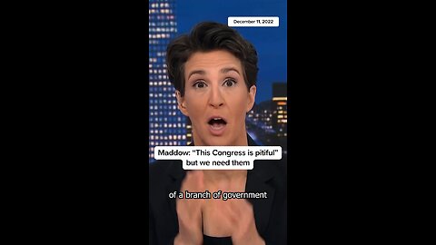 Rachel Maddow is Insane and Wants Us in Concentration Camps