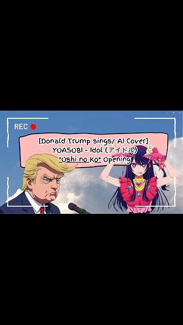 [Donald Trump sings/AI Cover] YOASOBI - Idol アイドル Oshi no Ko Opening