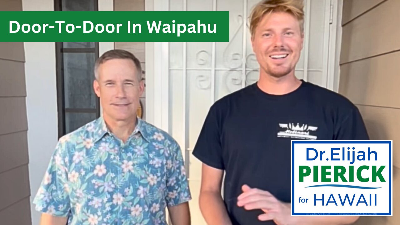 Connecting with Waipahu: Door-to-Door Conversations with Dr. Elijah Pierick