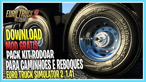 PACK KIT RODOAR PARA TODOS CAMINHÕES DO EURO TRUCK SIMULATOR 2 1.41