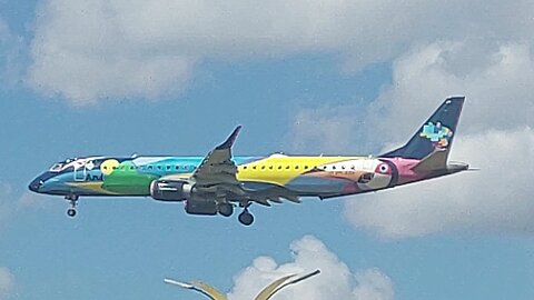 Embraer 195 PR-AXH vindo de Tefé para Manaus