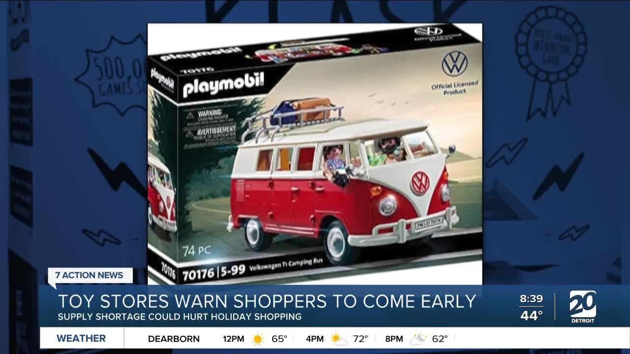 Toy Stores warn shoppers to come early for holiday shopping
