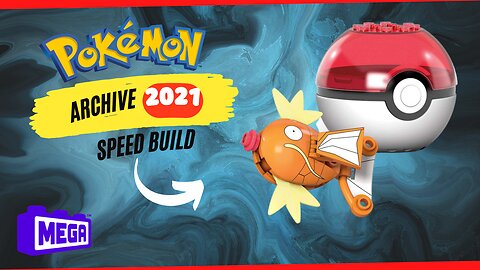 Magikarp 25th Anniversary Pokéball Series Pokémon MEGA CONSTRUX Speed Build