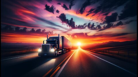 Riding into the sunset