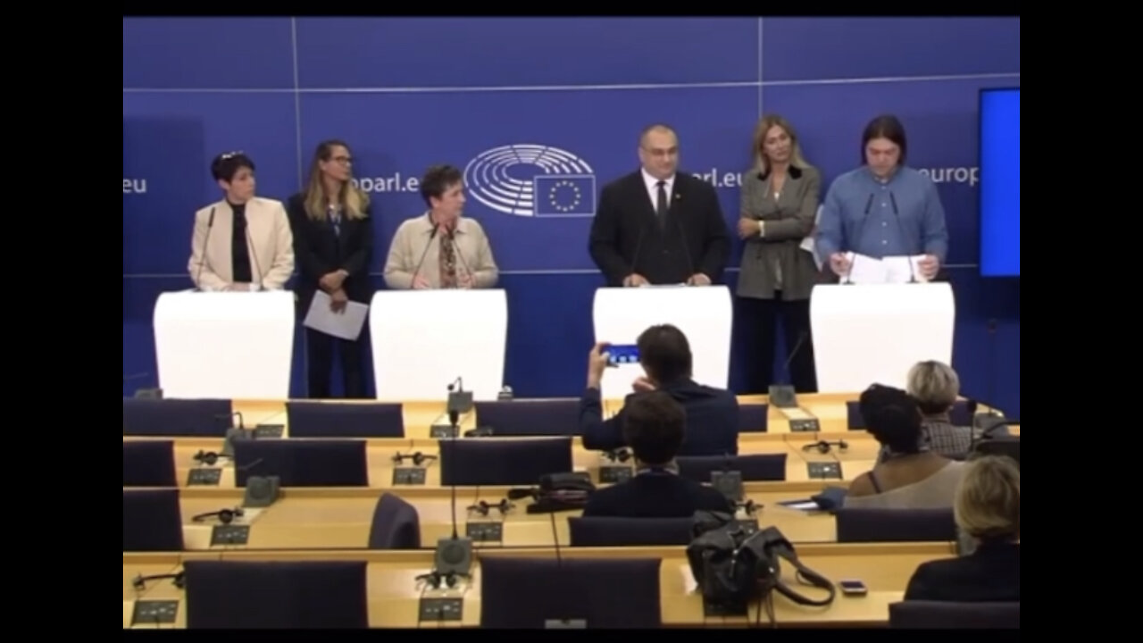 2 of 3. Pfizer hearing: the MEPs Press Conference (afterwords)