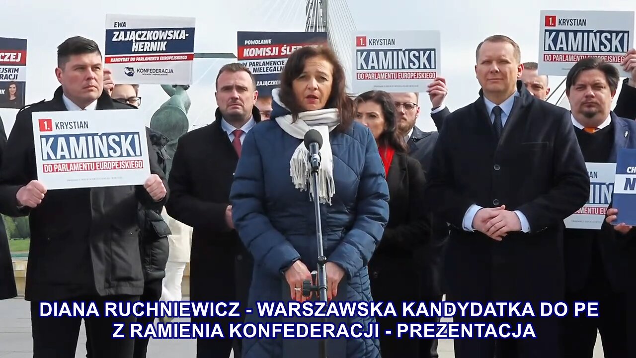 Diana Ruchniewicz - warszawska kandydatka Konfederacji do Parlamentu Europejskiego