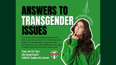 Answers To Transgender Issues