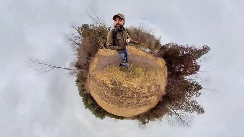 Insta360 One R || Tiny planet | Walk Through a Spooky Woods