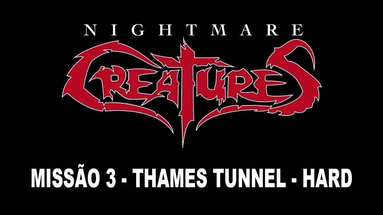[PS1] - Nightmare Creatures - [Missão 3 - Thames Tunnel] - Dificuldade Hard - [HD]