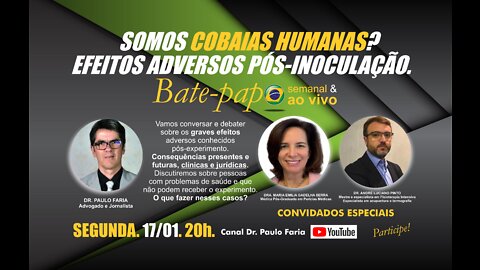 SOMOS COBAIAS HUMANAS? EFEITOS ADVERSOS PÓS-INOCULAÇÃO.