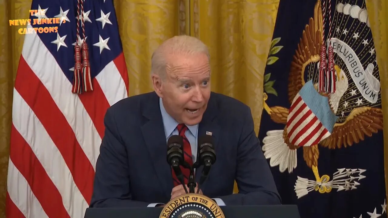 Biden mocks reporters asking about inflation.