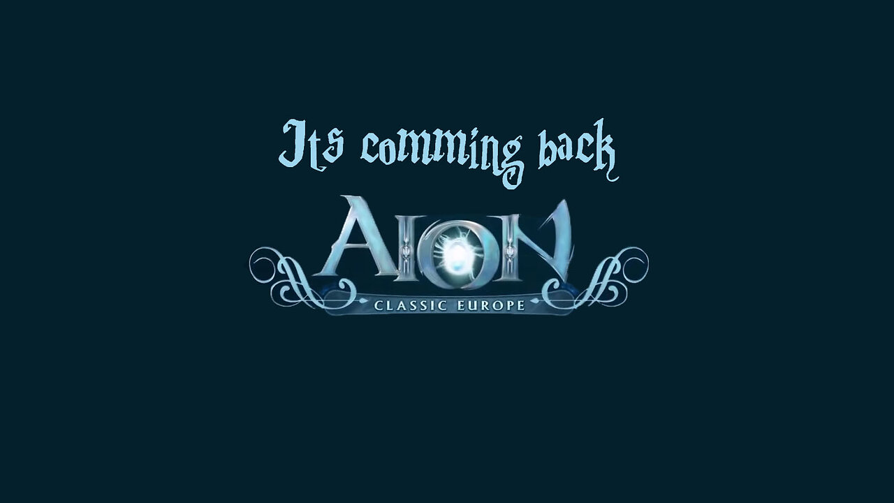 Aion is Comming back