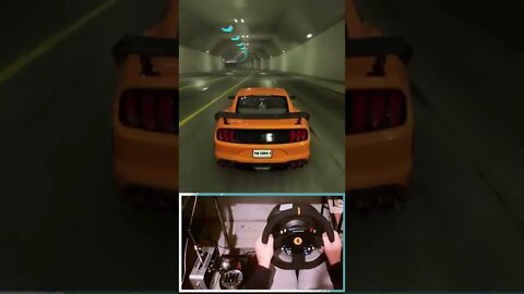 Speeding on the highway in my Ford Mustang Shelby GT500 in The Crew 2 Part 2 #shorts