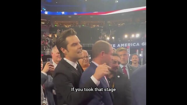 Matt Gaetz trolls Kevin McCarthy at the RNC Convention