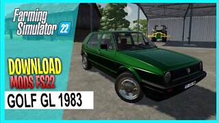 VOLKSVAGEN GOLF GL 1983 FARMING SIMULATOR 22 MODS FS22