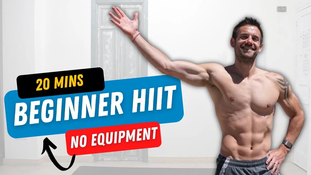 Energetic Beginner HIIT to BURN FAT | Easy 20 minutes | NO equipment