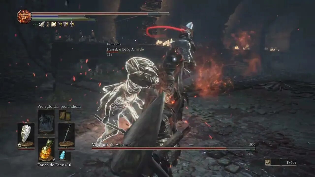 Dark Souls 3 Defeating - Abyss Watchers - Vigilante do Abismo (With Heysel)