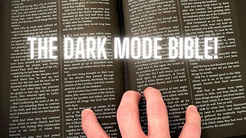 Dark Mode Bible