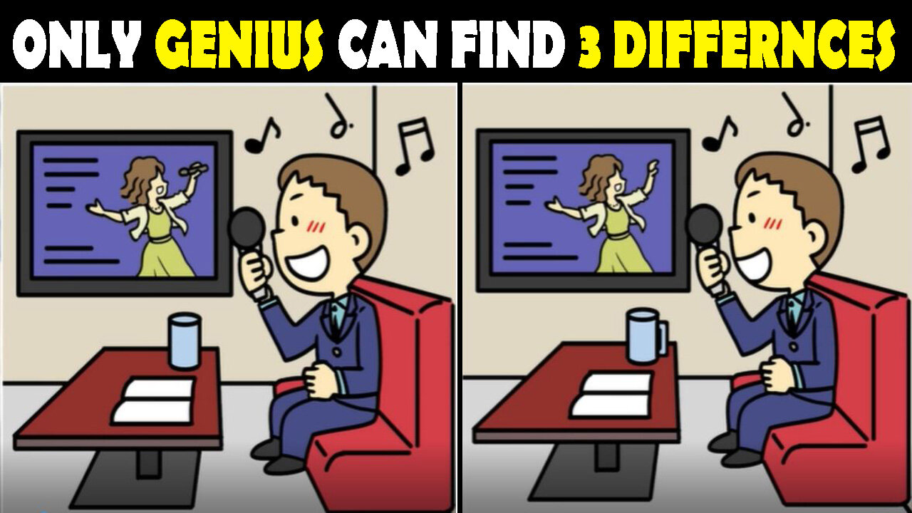 Spot The Difference : Only Genius Can Find | Quiz #1 | Puzzle Pulse