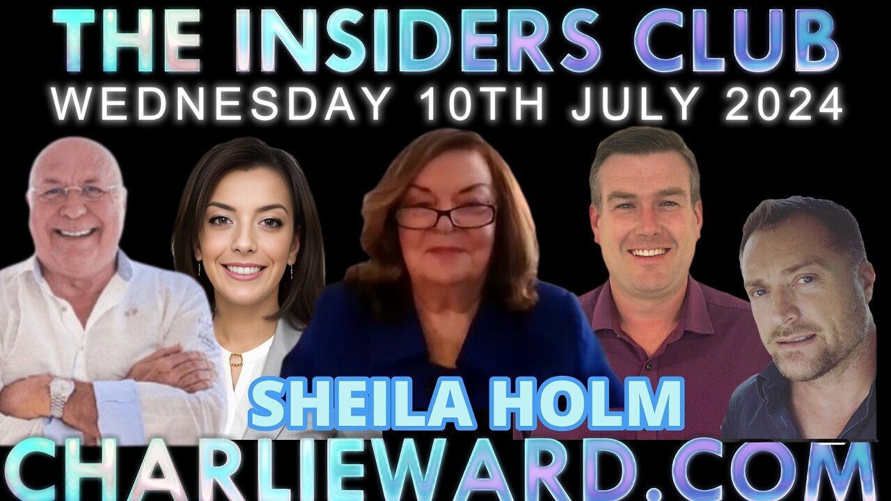 SHIEILA HOLM JOINS CHARLIE WARD INSIDERS CLUB 10TH JULY 2024 WITH MAHONEY, PAUL BROOKER & DREW DEMI