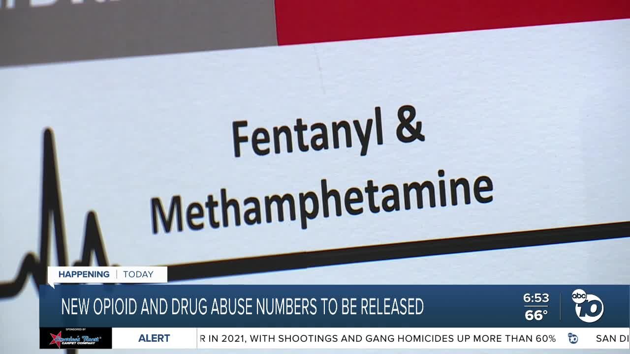 New opioid and drug abuse numbers in San Diego released