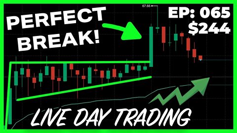 Bull Pennant Pattern Breakout | Day Trading MRNA On Webull Using Technical Analysis | EP 065
