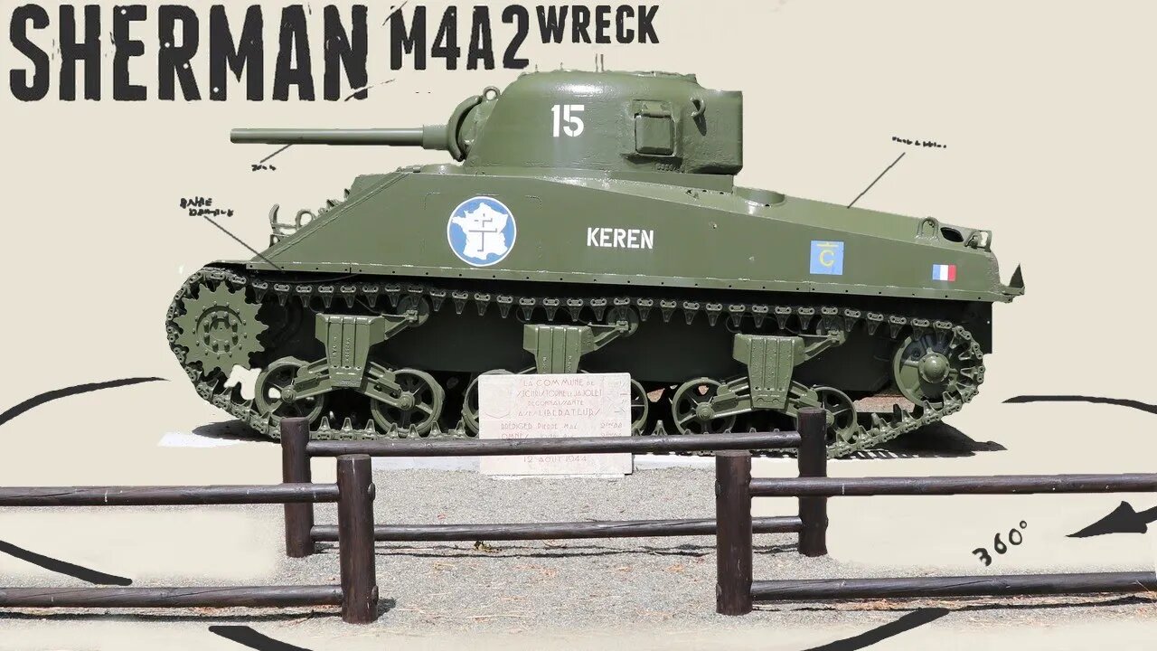 Sherman M4A2 'Keren' - Walkaround - Normandy.