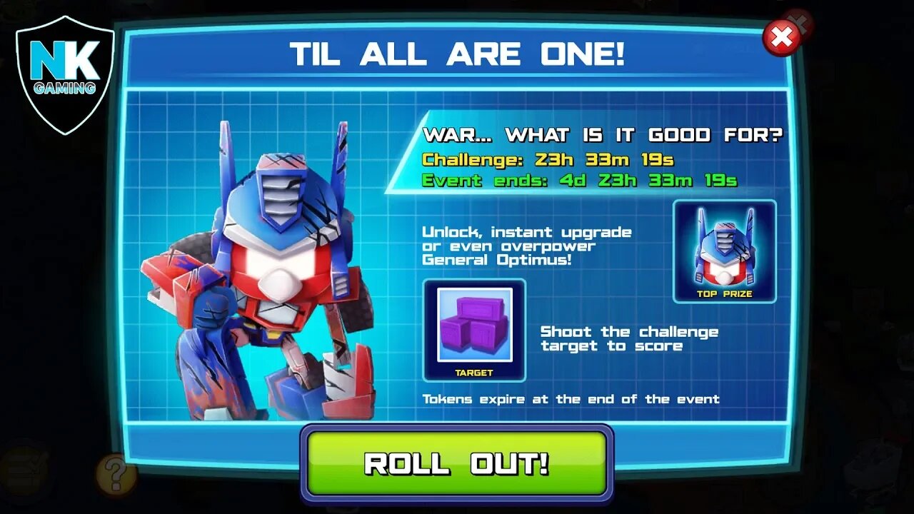 Angry Birds Transformers 2.0 - Til All Are One! - Day 2 - Preview Of Max Level Lord Megatron