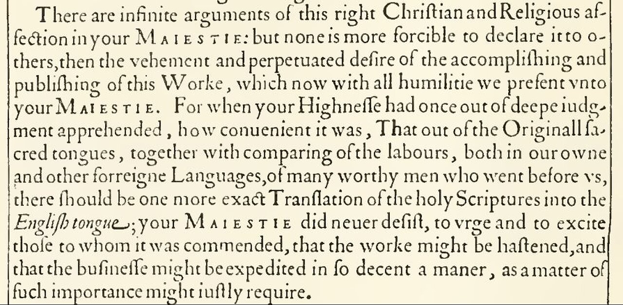 Did The King James Translators View Their Work As Perfect? | More On Perfect In the Preface