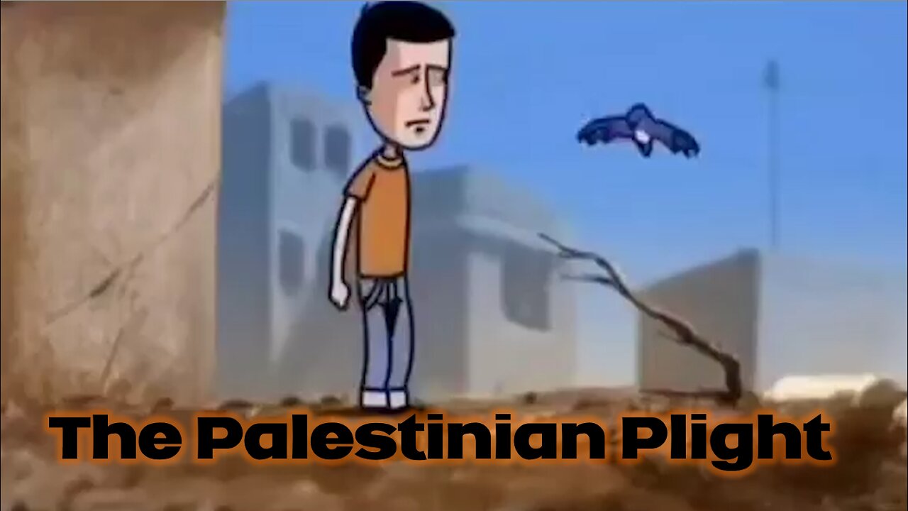 Cartoon about the Palestine plight