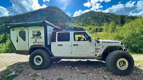 Nomadic Living in a Jeep Truck Camper through Colorado is PARADISE!