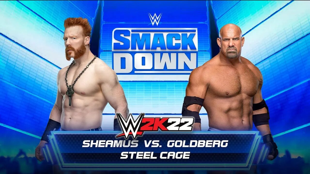 WWE 2K22: Sheamus Vs. Goldberg - Steel Cage Match - WWE Friday Night Smackdown - Epic Gameplay!