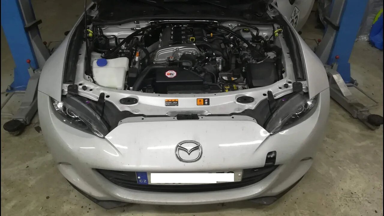 Mazda MX-5 (Miata) cold start / zimny rozruch (1) #shorts