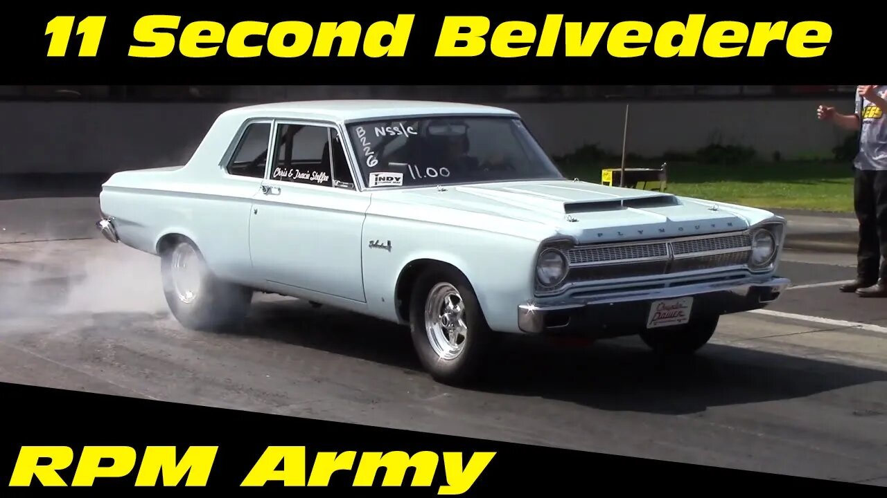 11 Second 1965 Plymouth Belvedere Drag Racing