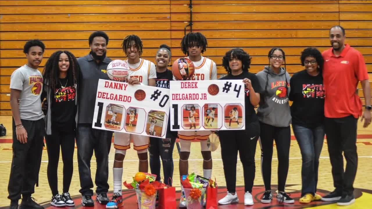 Delgardo cousins reaching Leto hoops milestone