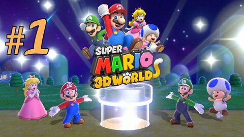 Super Mario 3D World - World 1 Playthrough