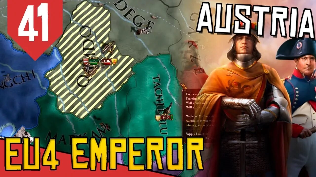 0 Dias de Paz - EU4 Austria #41 [Série Gameplay Português PT-BR]