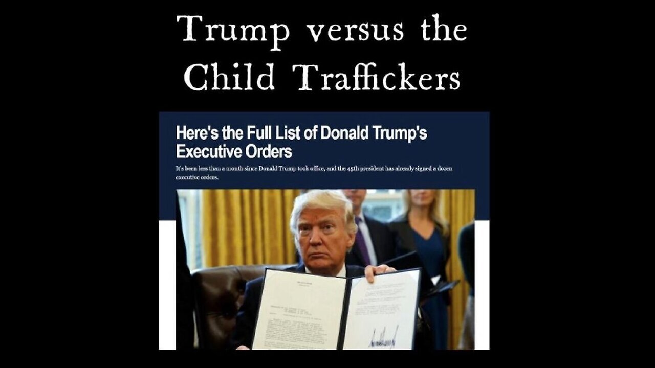 TRUMP vs The Child Traffickers! | The WAR Is On!