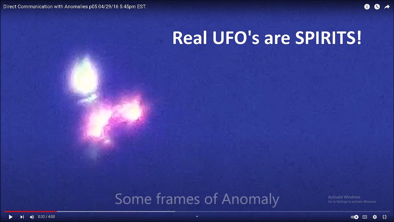Real UFO anomalous sky phenomena UAP - Spirit beings of light