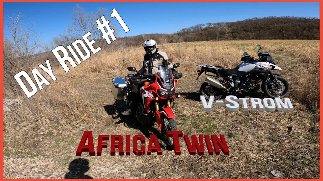 Day Ride #1 | Vstrom and Africa Twin go Offroad