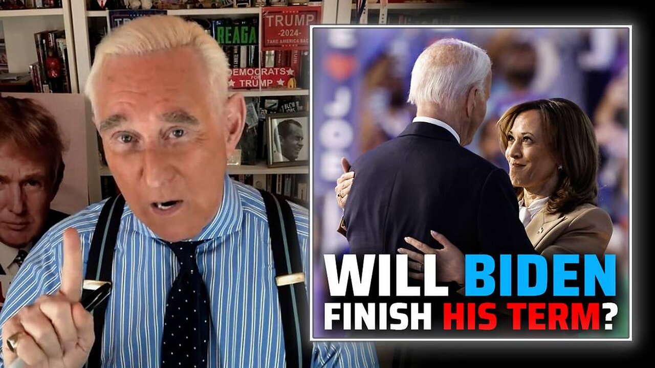 Alex Jones & Roger Stone: Globalists May Force Biden Out To Help Kamala Steal Trump's Win - 8/21/24