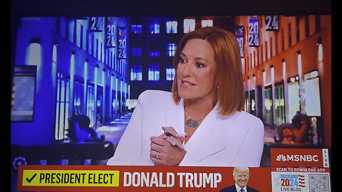 Jen Psaki’s Disgusting Announcement For President Elect - This Is NOT Journalism! 11/6/2024