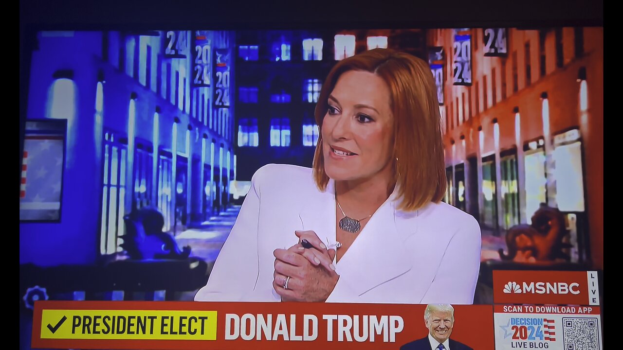 Jen Psaki’s Disgusting Announcement For President Elect - This Is NOT Journalism! 11/6/2024